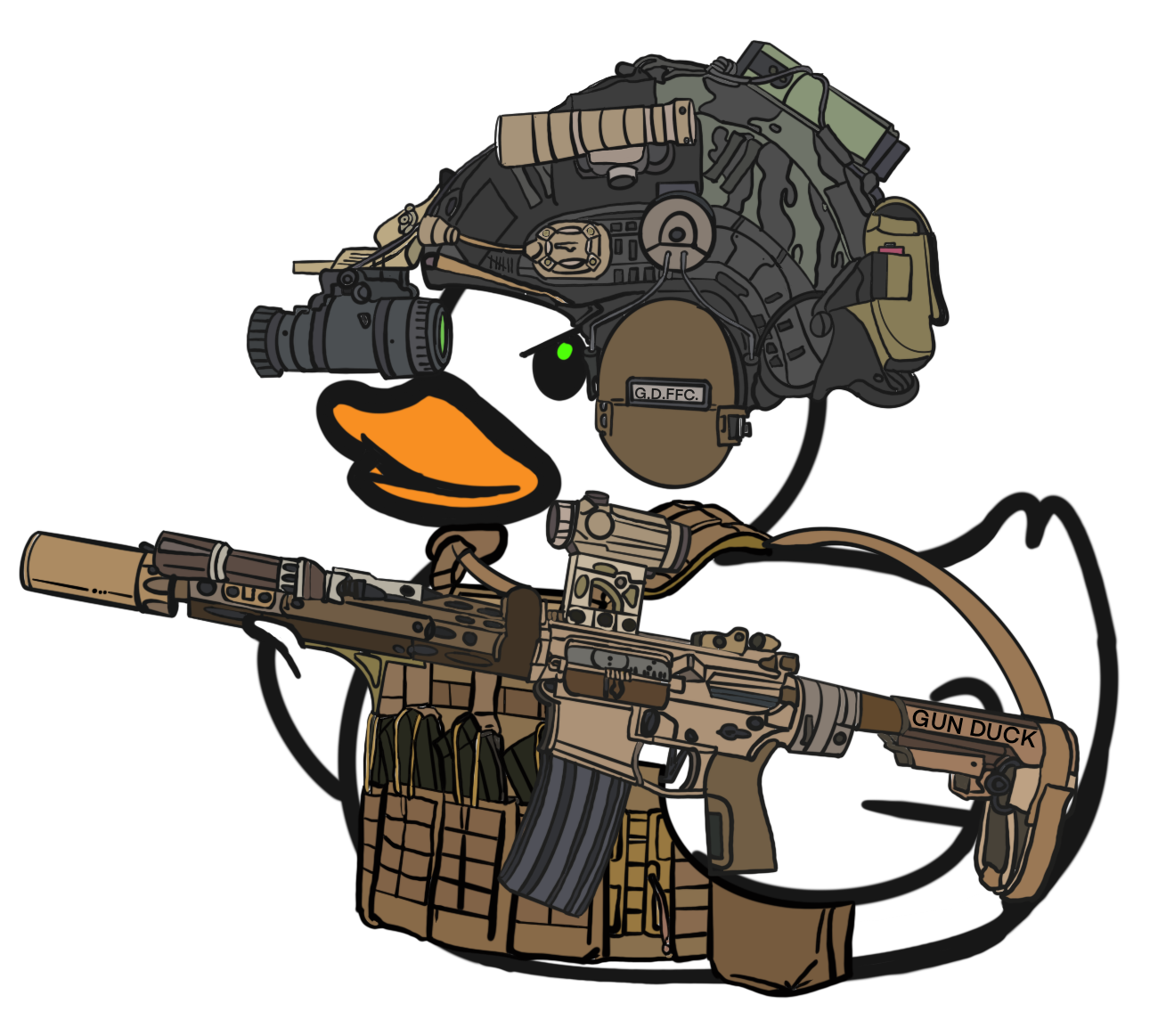 Gun Duck Logo